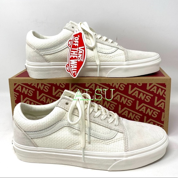 VANS Old Skool Woven Check Marshmallow Women’s - Picture 5 of 10